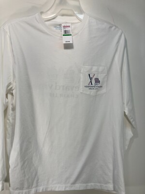 (取寄) ヴィンヤードヴァインズ メンズ チェアー リフト ロング スリーブ ポケット ティー Vineyard Vines men Chair Lift Long Sleeve Pocket Tee White Cap Vineyard Vines Mens White Chair Lift Logo Long Sleeve Pocket Tee
