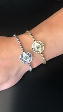 Evil Eye Charm Protection Adjustable Bracelet