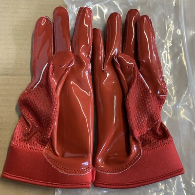 Adidas NFL Pro Adizero 9.0 FOOTBALL GLOVES, ADI171, Red/White