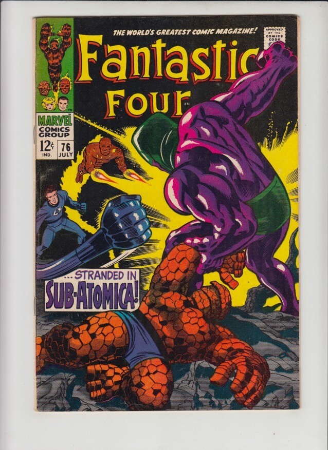 FANTASTIC FOUR #76 FN 6.0 MARVEL COMICS 1968 | eBay