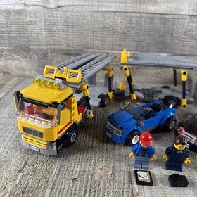 LEGO City Auto Transporter 60060 + Flatbed Truck 60017 Complete No Manual/Box
