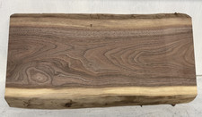Black Walnut Live Edge Slab 18 Length 8-9 wide 1 1/8 Thick Charcuterie Board
