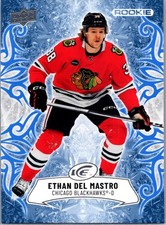 2024-25 Upper Deck ICE - Rookies Ethan Del Mastro #115 (RC) - Blackhawks