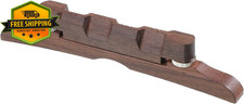 Adjustable Ebony Mandolin Bridge Compensated Replacement Enhanced Tone Set