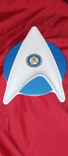 Pfaltzgraff Star Trek USS NCC-1701-A Enterprise Stoneware Candy Dish With BOX