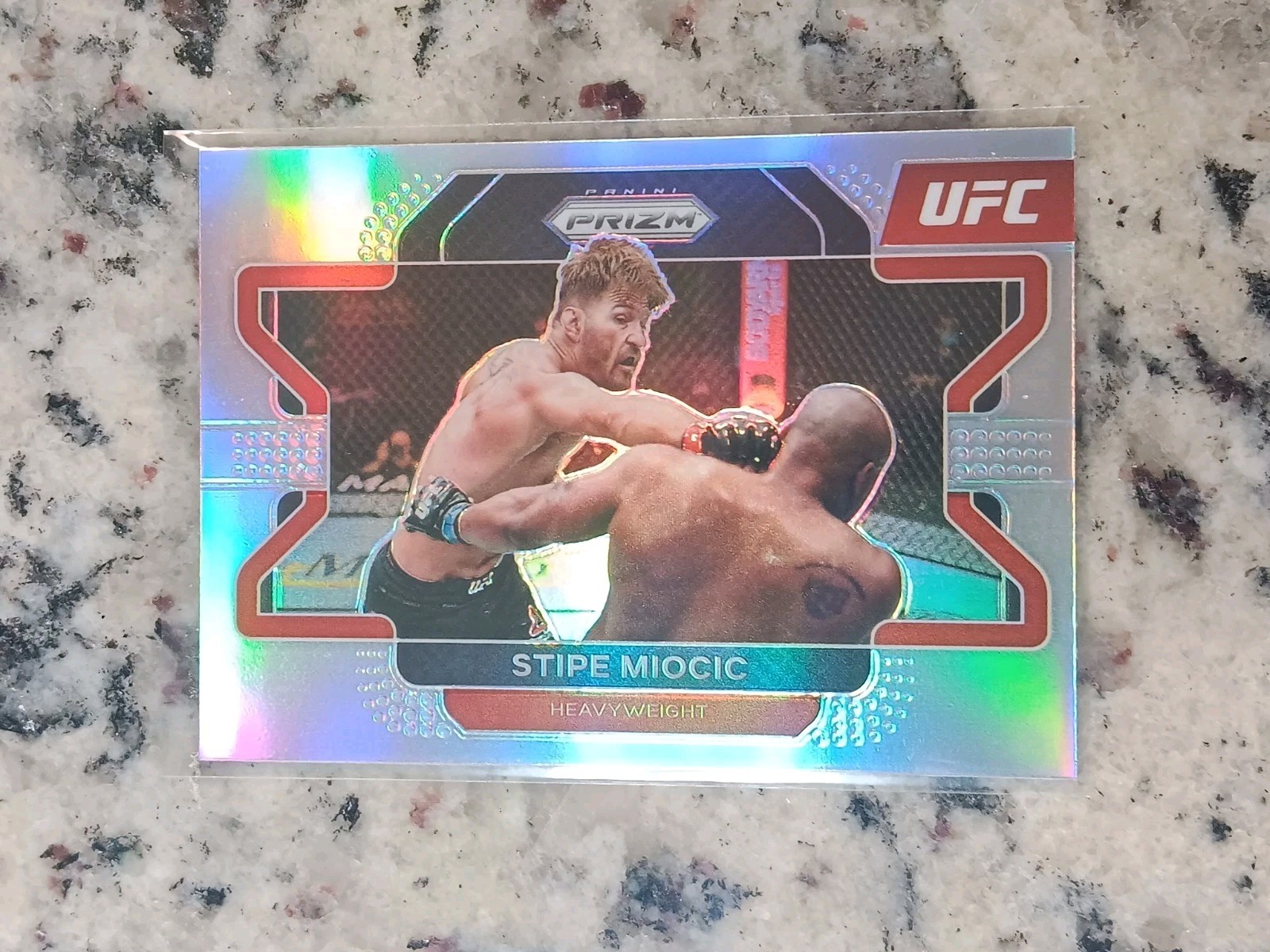 2022 Panini Prizm UFC - Stipe Miocic #100 Silver Prizm