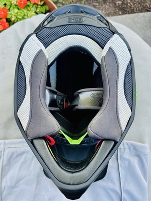 SHOEI VFX-W MOTOCROSS HECTIC HELMET TC4/Dragon NFX2 Green Goggles