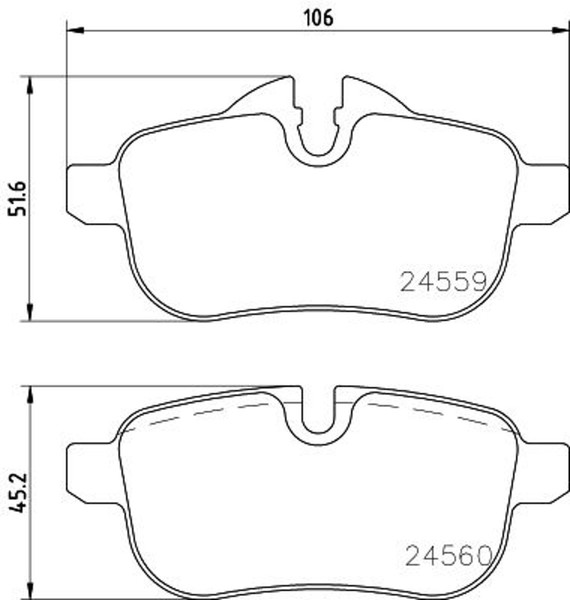 Bremsbelagsatz Scheibenbremse Hella Pagid 8DB 355 014-621 FüR Z4 Bmw E89 Sdrive-image