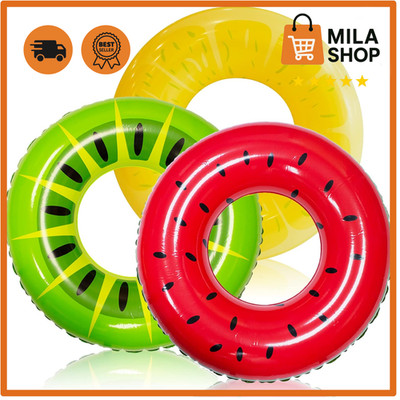 Schwimmreifen aufblasbar 3er Set 82cm Glitzer Schwimmring Pool Strand Party