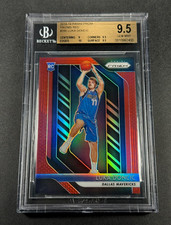 LUKA DONCIC 2018 PANINI PRIZM #280 RED PARALLEL ROOKIE RC /299 BGS 9.5 10 GEM