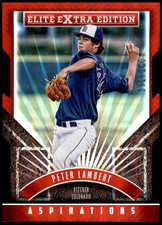 2015 Panini Elite Extra Edition Peter Lambert Aspirations Die-Cut #45 (RC) /200