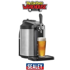 DH49 Baridi Mini Keg Draft Beer Dispenser Tap with Integrated Cooler Sealey