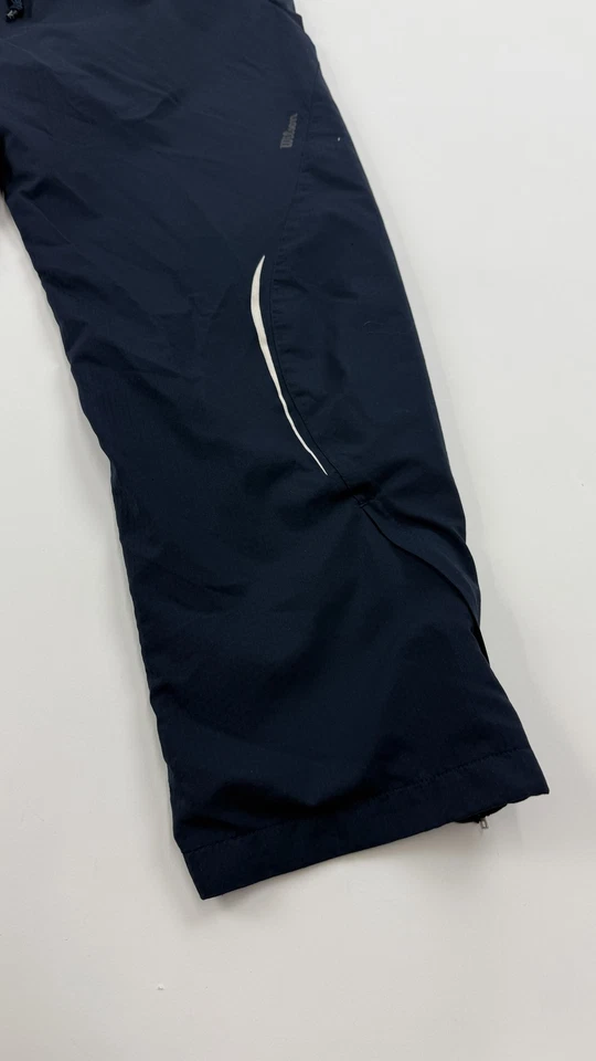 Wilson Track Pants Large Windbreaker Shell Athletic Joggers Zip Ankle Pockets - Изображение 2 из 4