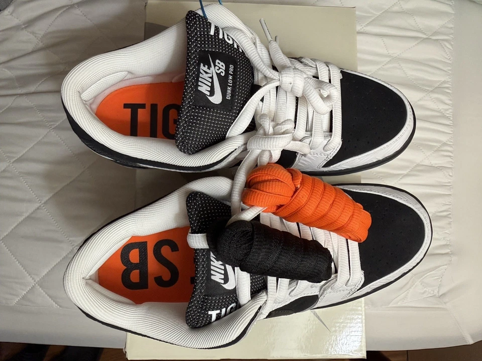 Nike SB Dunk Low X TightBooth Blanco - Talla 8 Foto 3 de 4