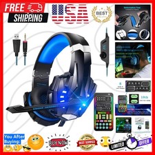 Gaming Voice Changer Headset with Mic, Cool L...