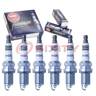 6 pc NGK 96807 ZFR5FIX-11E Iridium IX Spark Plugs for Ignition Wire tt