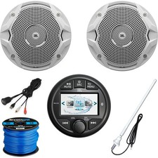 JBL PRV-275 Receiver, 2 x 6.5" Speakers Bulk Packaging , Antenna, Accessories