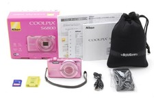 NEAR MINT In Box Nikon COOLPIX S6800 Pink Compact Digital Camera From Japan