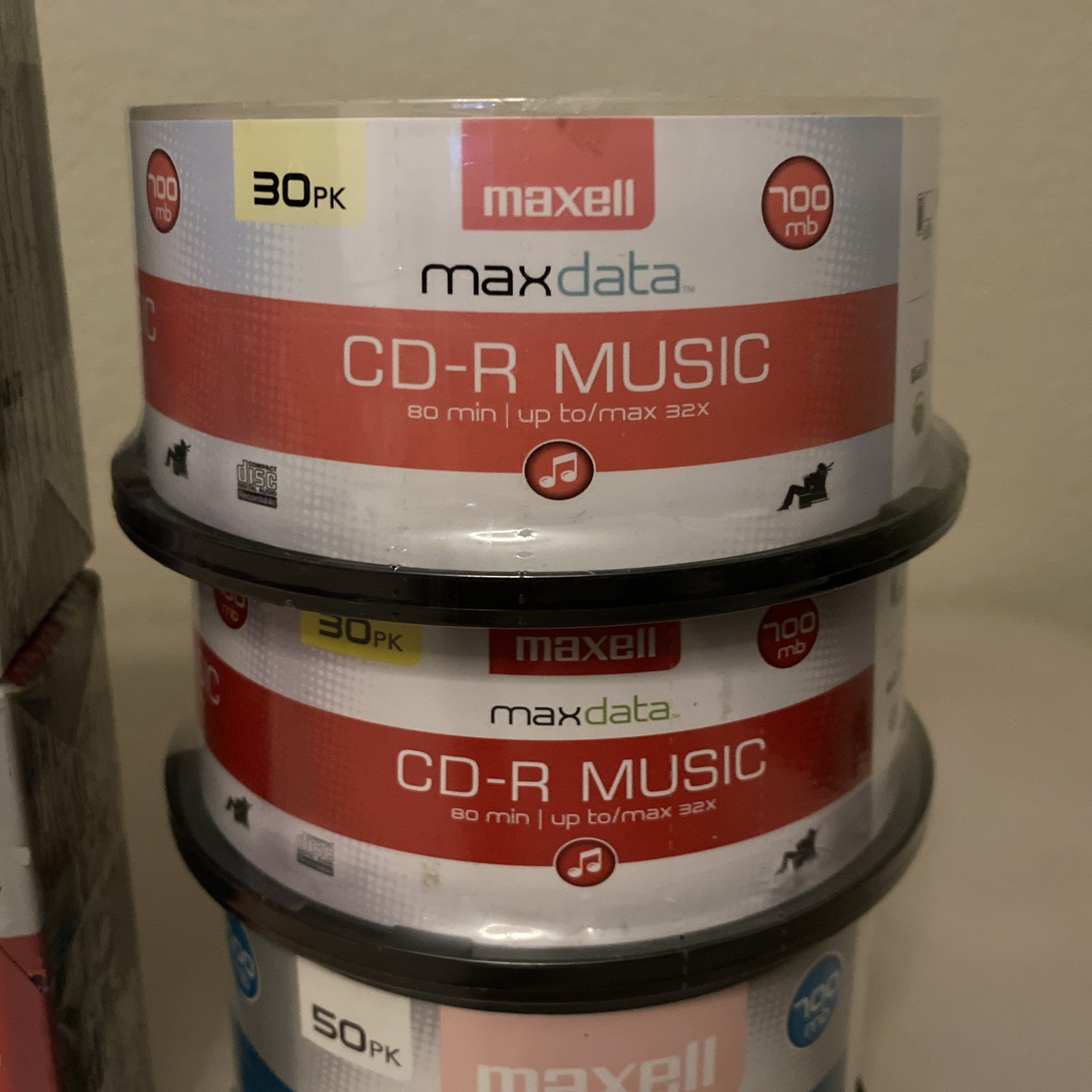 Maxwell CD-R 150-Pack 700 MB 80 min Data Music Photos - Brand New
