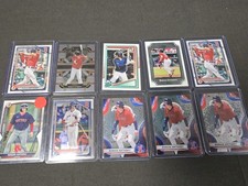 Roman Anthony LOT of 10 Baseball Cards ROOKIES RCs Boston Red Sox MLB Trading 