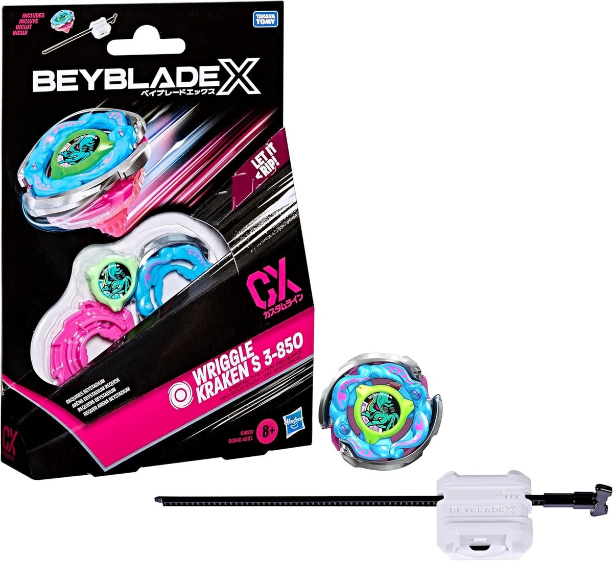 Hasbro Beyblade X Wriggle Kraken S 3-85O CX Starter Pack Set | eBay