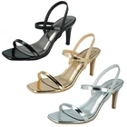 Ladies Anne Michelle Slingback Heeled Sandals