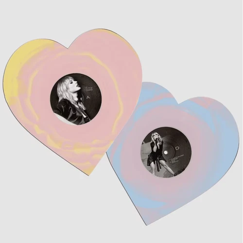Taylor Swift Lover Live From Paris Heart Shaped 2025 Vinyl RARE NEW Pink & Blue