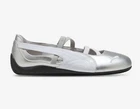 PUMA Speedcat Ballet Metallic Silver White 40613301 GS SZ 4Y-7Y Girls Womens