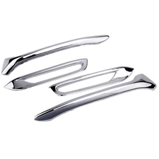 4x Front Rear Fog Light Cover Trim Fit for Nissan Rogue Sport Qashqai 2020