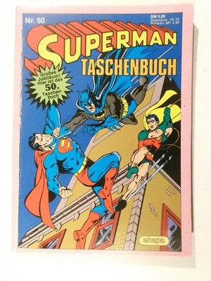 Superman Taschenbuch Nr. 50 Ehapa Verlag 1976 - 1987 DM 3,20 Zustand 2