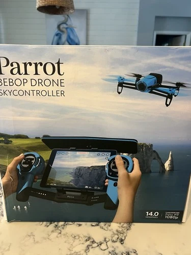 Parrot Bebop Drone Bundle With Accessories & SkyController - UNTESTED FOR PARTS