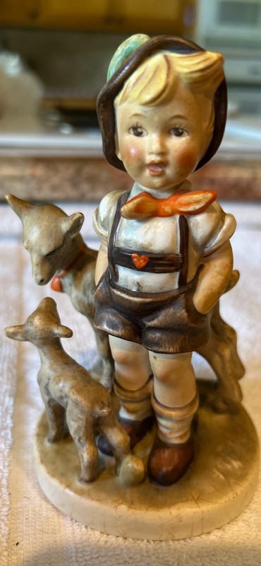Vintage Goebel Hummel "Little Goat Herder" figurine - about 5.75" in height