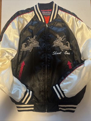 Vintage Shoot One Sakajan Jacket Bomber Jacket Souvenir Jacket