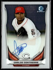 2014 Bowman Chrome Carlos Contreras Prospect Autographs HSC