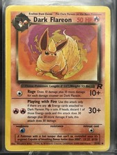 Vintage WotC Dark Flareon 35/82 Team Rocket Rare Regular English 2000 50 HP on eBay