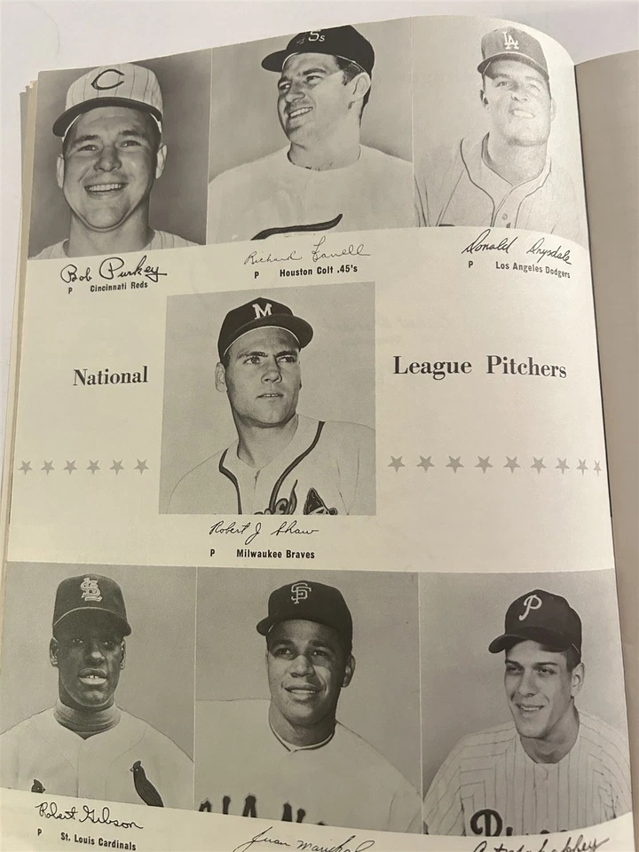 1962 ALL STAR GAME Prog WRIGLEY FIELD Chicago AARON Mays MARIS Mantle CLEMENTE - Image 3 of 4