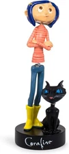 Surreal Entertainment Coraline with Cat PVC Bobble Figure Statue | Collectible B