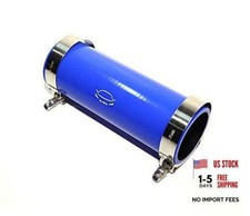 Combo 8" Length 4-Ply Reinforced High Temperature 2.5" ID Straight Coupler