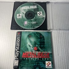 Metal Gear Solid: VR Missions (Sony PlayStation 1, 1999)- Manual