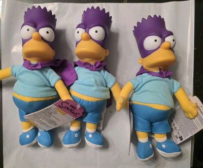 #ad The Simpsons Bart Simpson As Bartman Plush Jakks Pacific $55.00