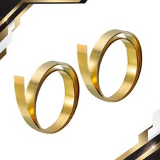 2 Set Brass Sheet Roll Metal Foil Plate 1000mm x 15mm x 0.5mm
