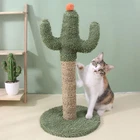 Cat Scratching Post Cactus 23.6'' Cat Tree Tall Scratcher for Indoor