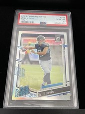 Will Levis 2023 Donruss Optic Rated Rookie Holo PSA 10 Titans #298