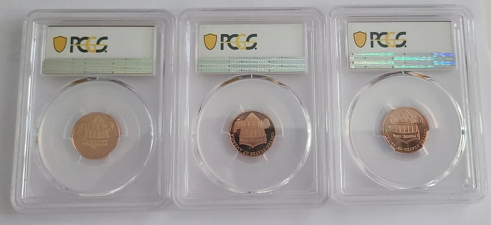 2019 W COMPLETE WEST POINT LINCOLN CENT PCGS PF69, RPF69, MS69 3- coin set - Image 2 of 2