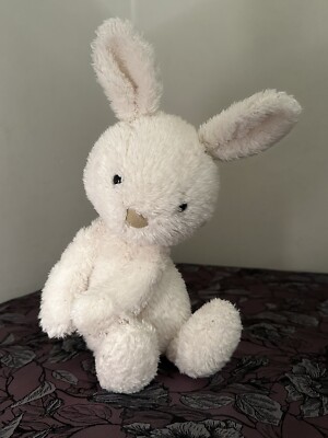 Jellycat Medium Nugget Bunny Cream White Soft Toy cm.35 Rabbit Hare Retired HTF