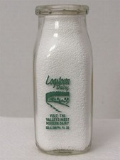 TSPHP Milk Bottle Logstown Dairy Farm Aliquippa PA BEAVER COUNTY Var #2 