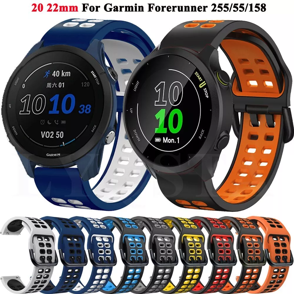 Sport Silicone Watch Band Strap For Garmin Forerunner 158