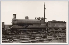 Train Locomotive England UK Real Photo Postcard RPPC