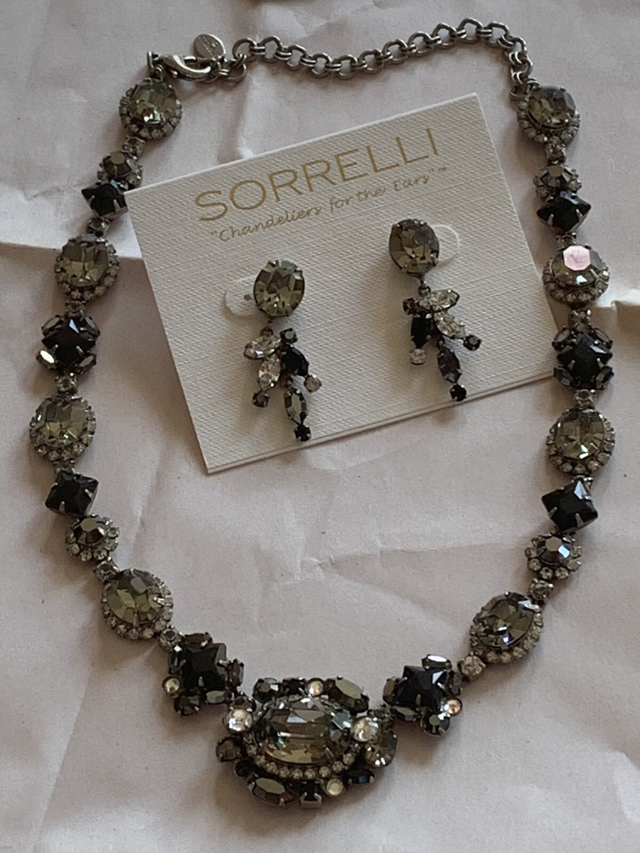 Sorrelli Retired Statement Midnight Moon Black And Clear