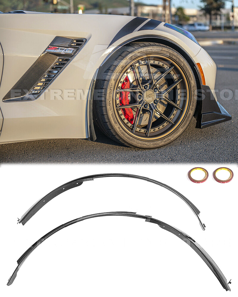 CARBON FLASH Front & Rear Wheel Trim Fender Flares For 14-19